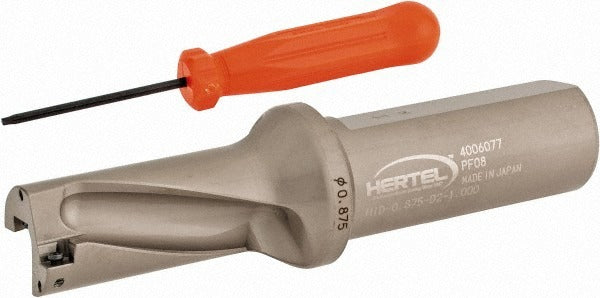 HERTEL Hertel 4006077 Indexable Insert Drill 7/8 in 2xd