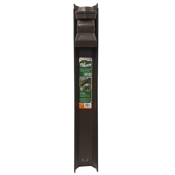 FROST KING Frost King GWS3B Tilt Plastic Drain Away Downspout Extender 6 ft