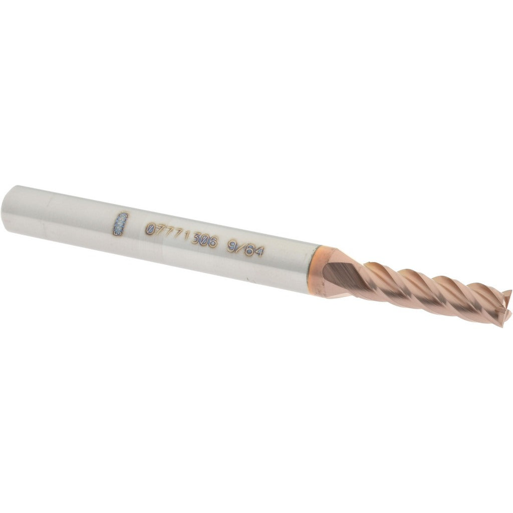 ACCUPRO Accupro 12182398 Square End Mill 9/64 in 4 Flute Carbide