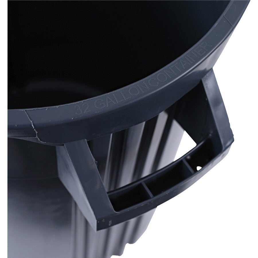 GENUINE JOE Genuine Joe GJO60463 Heavy-Duty Trash Container 32 Gal