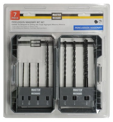 DISSTON CO Disston Company 702637 Masonry Drill Bit Set 7 Piece