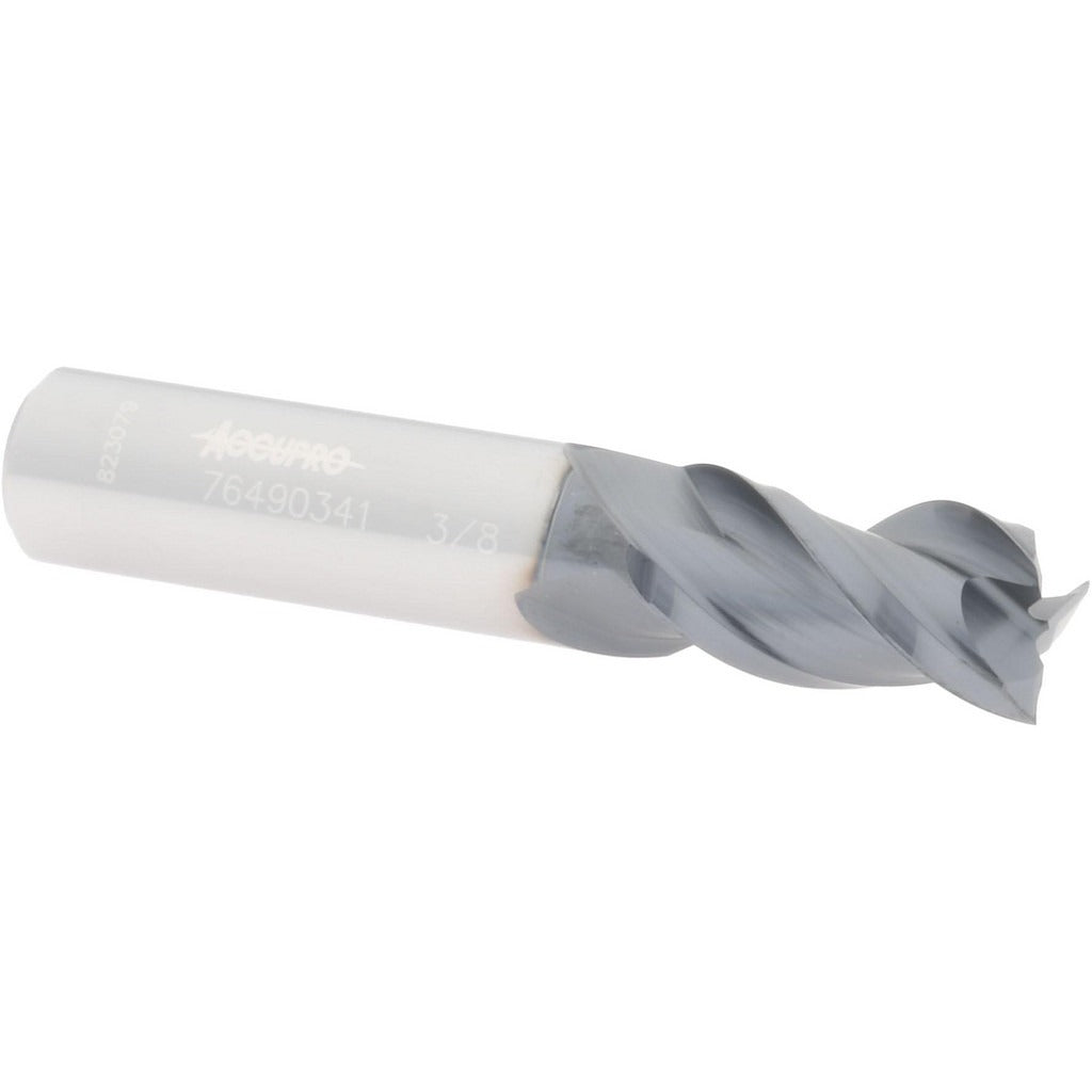 ACCUPRO Accupro 12179729 Square End Mill 3/8 in 3 Flute Carbide