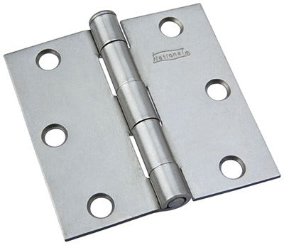 NATIONAL HARDWARE National Mfg N139-808 3 Inch Steel Removable Pin Broad Hinge