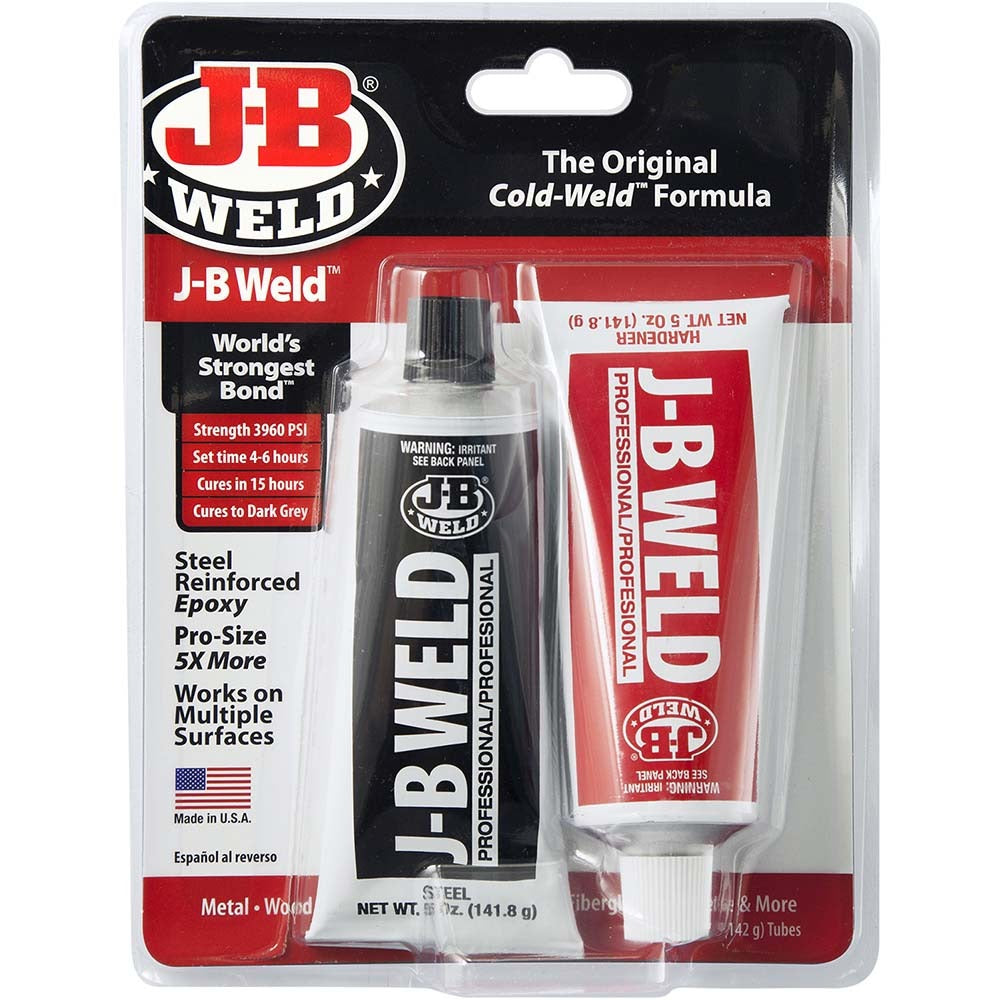JB WELD J-b Weld 8281 Two-part Steel-reinforced Epoxy 2 Pack