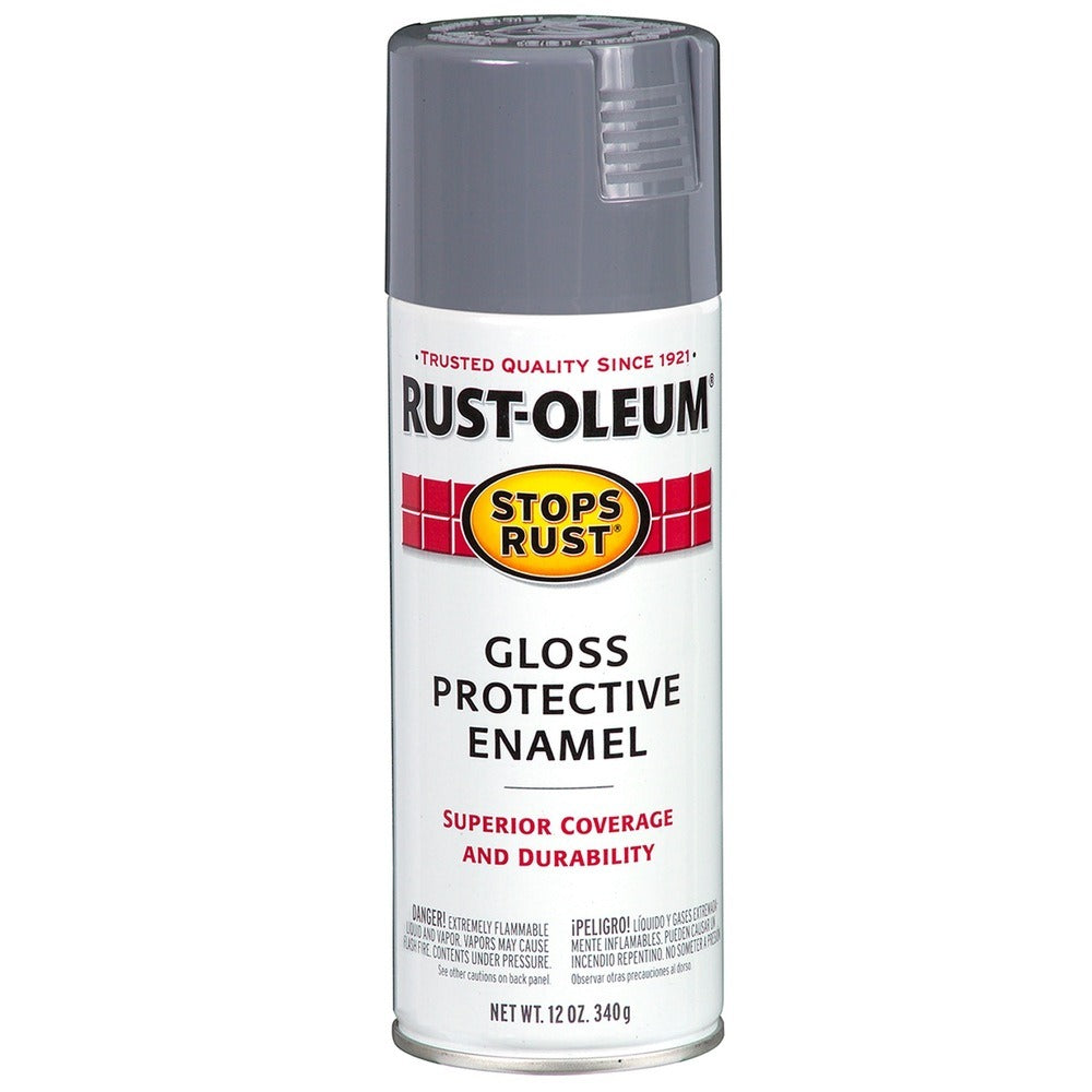RUST-OLEUM Rust-Oleum 7786830 Stops Rust Protective Enamel Spray Paint 12 oz Any-Angle