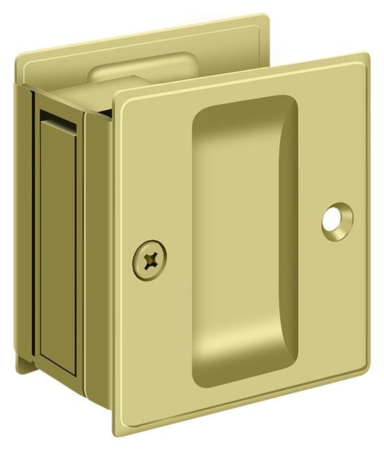 DELTANA Deltana SDP25U3 Pocket Lock Passage Bright Brass