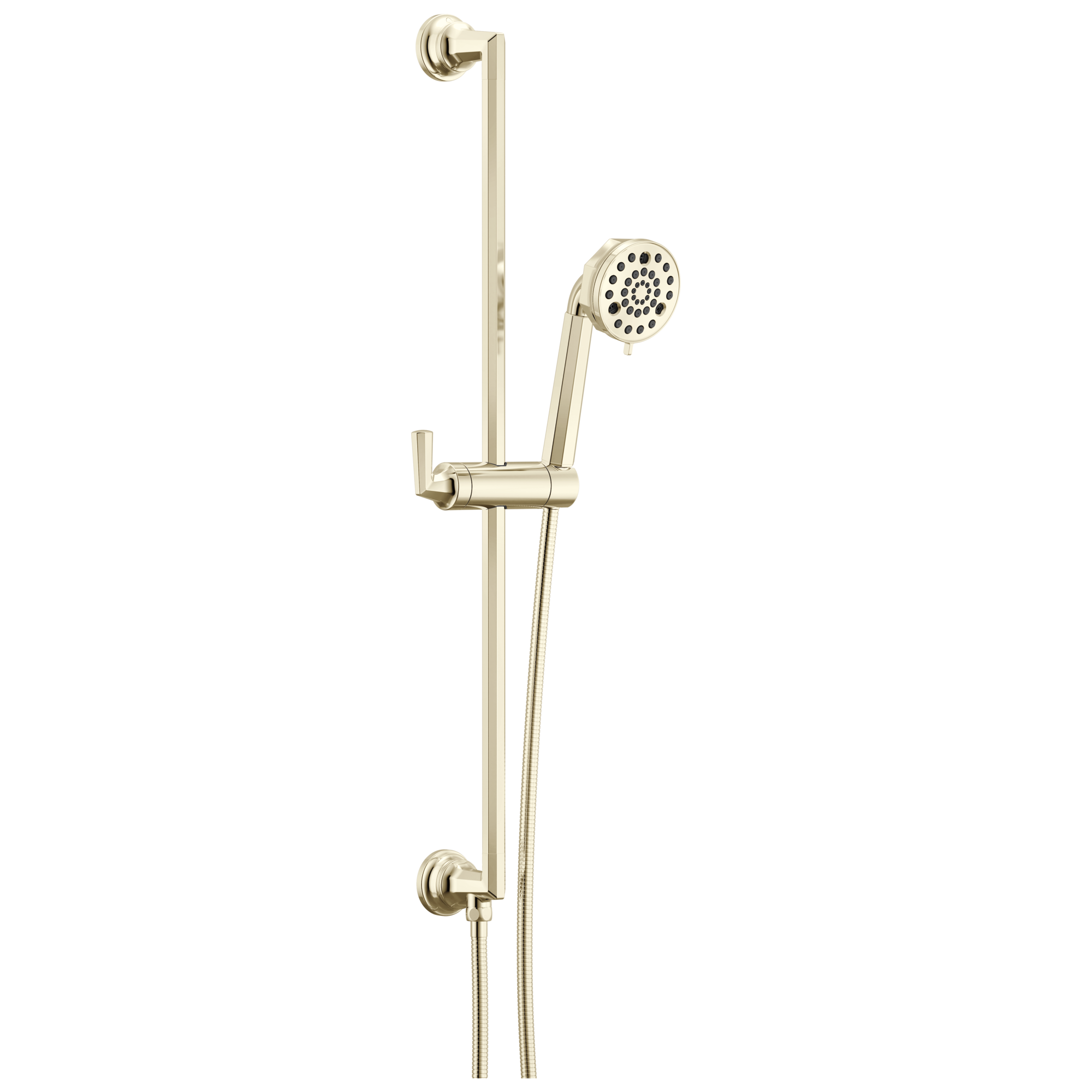 BRIZO Brizo 88765-PN Beauclere Multi-Function Slide-Bar Hand Shower (Height-Adjustable)