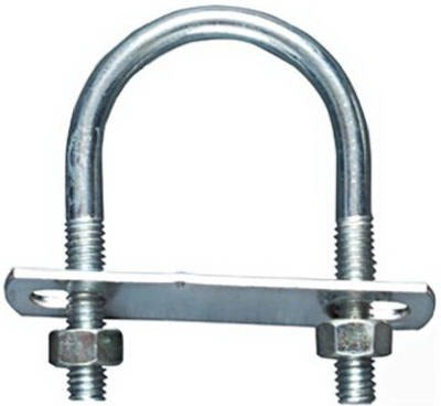NATIONAL HARDWARE National Mfg N222-141 Zinc U-bolt 5/16x1-3/4x3 in