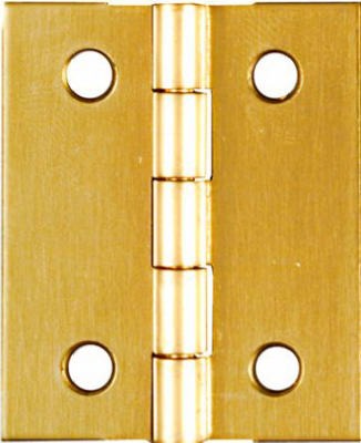 NATIONAL HARDWARE National Mfg N211-359 Solid Brass Broad Hinge 2 Pack