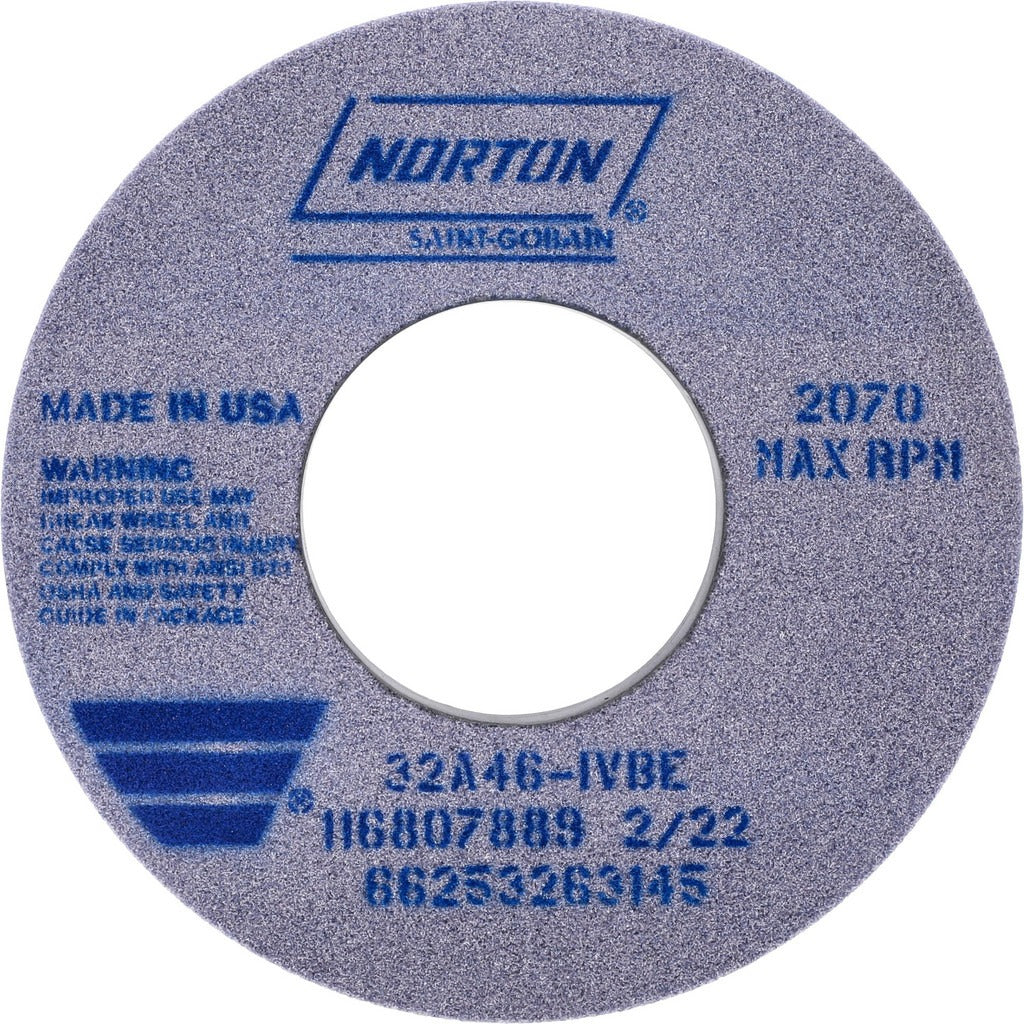 NORTON Norton 66253263145 Surface Grinding Wheel 46 Grit