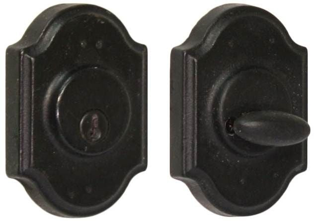 WESLOCK Weslock 07571-2-2SL23 Single Cylinder Deadbolt Black