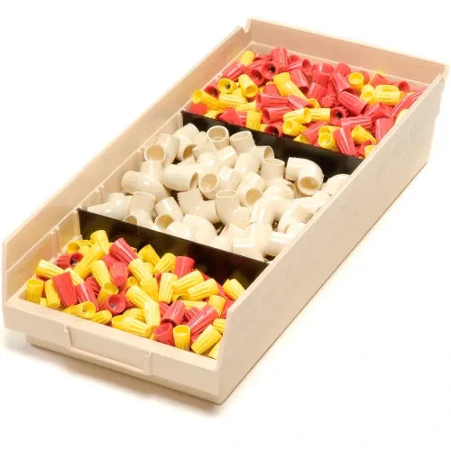 QUANTUM STORAGE SYSTEMS Quantum Storage Systems DSB209/210/216 Shelf Bin Divider (Fits 11-1/8 in x 6 in, Pack of 50)