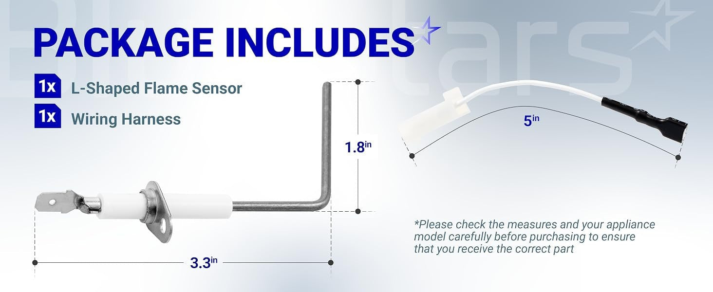 PAYNE Payne LH680534 furnace flame sensor rod (replacement LH680014)