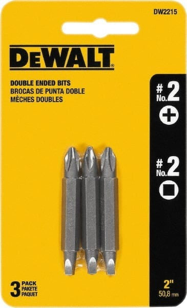 DEWALT Dewalt Accessories DW2215 Phillips Square Bit 3 Pack