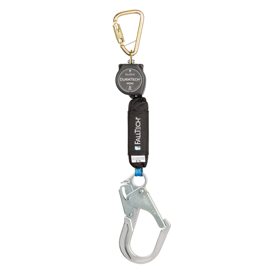 FALLTECH Falltech 72706SB5 DuraTech Mini Class 1 Personal SRL-P 6 ft Single-Leg