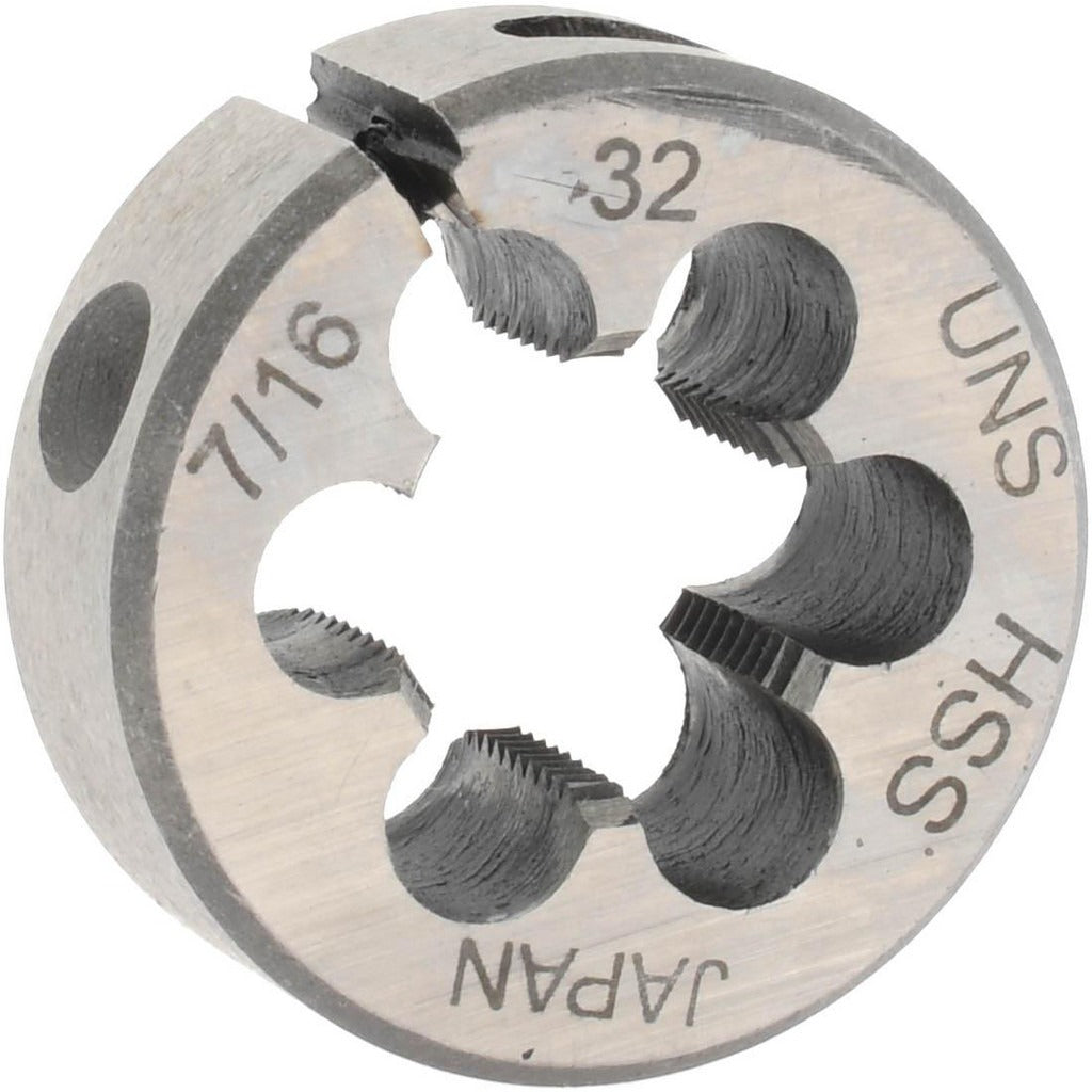 VALUE COLLECTION Value Collection 315-1156 Round Die 7/16-32 1 in Od Hss