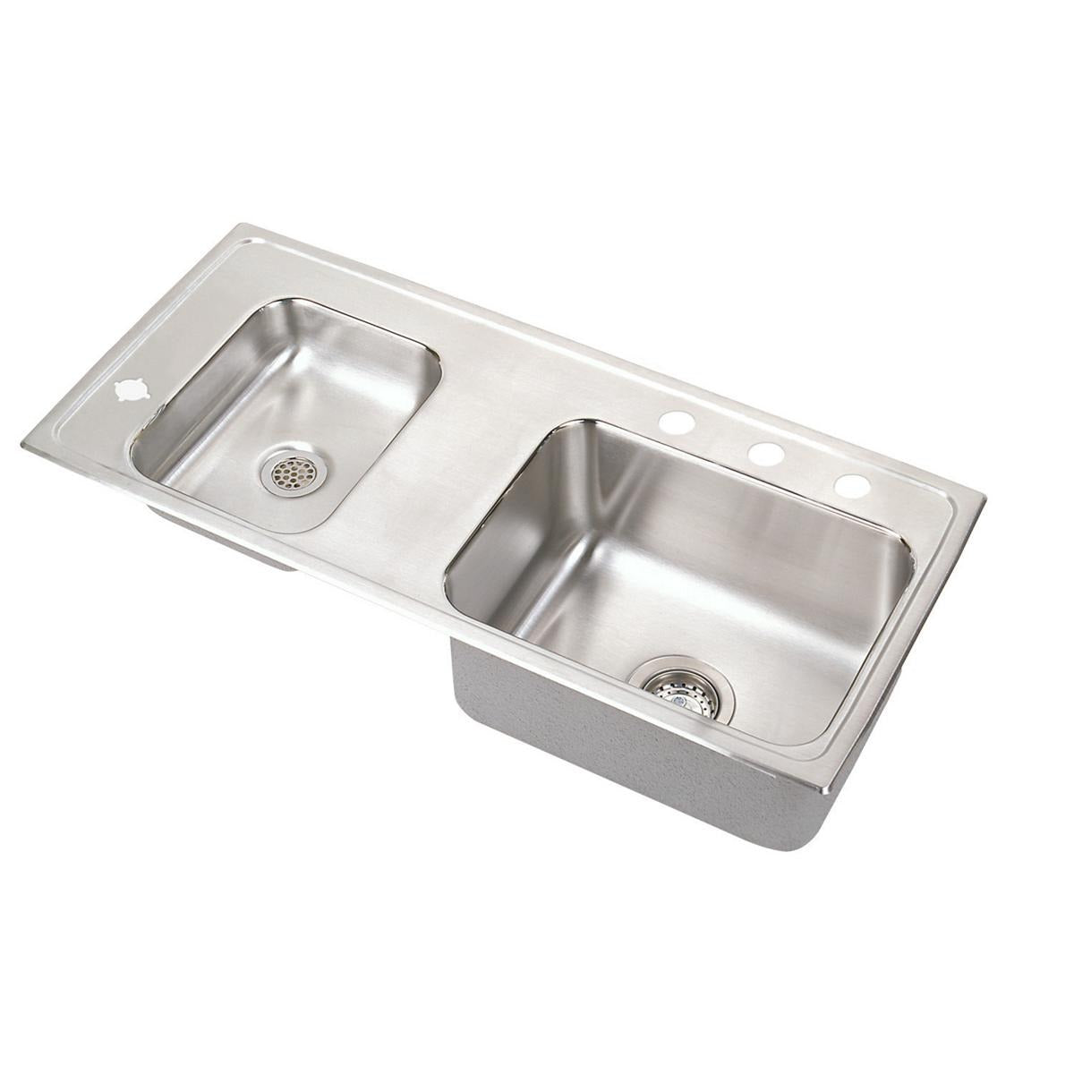 BSC PREFERRED Bsc Preferred DRKADQ371750L4 Double Bowl Drop-in Sink