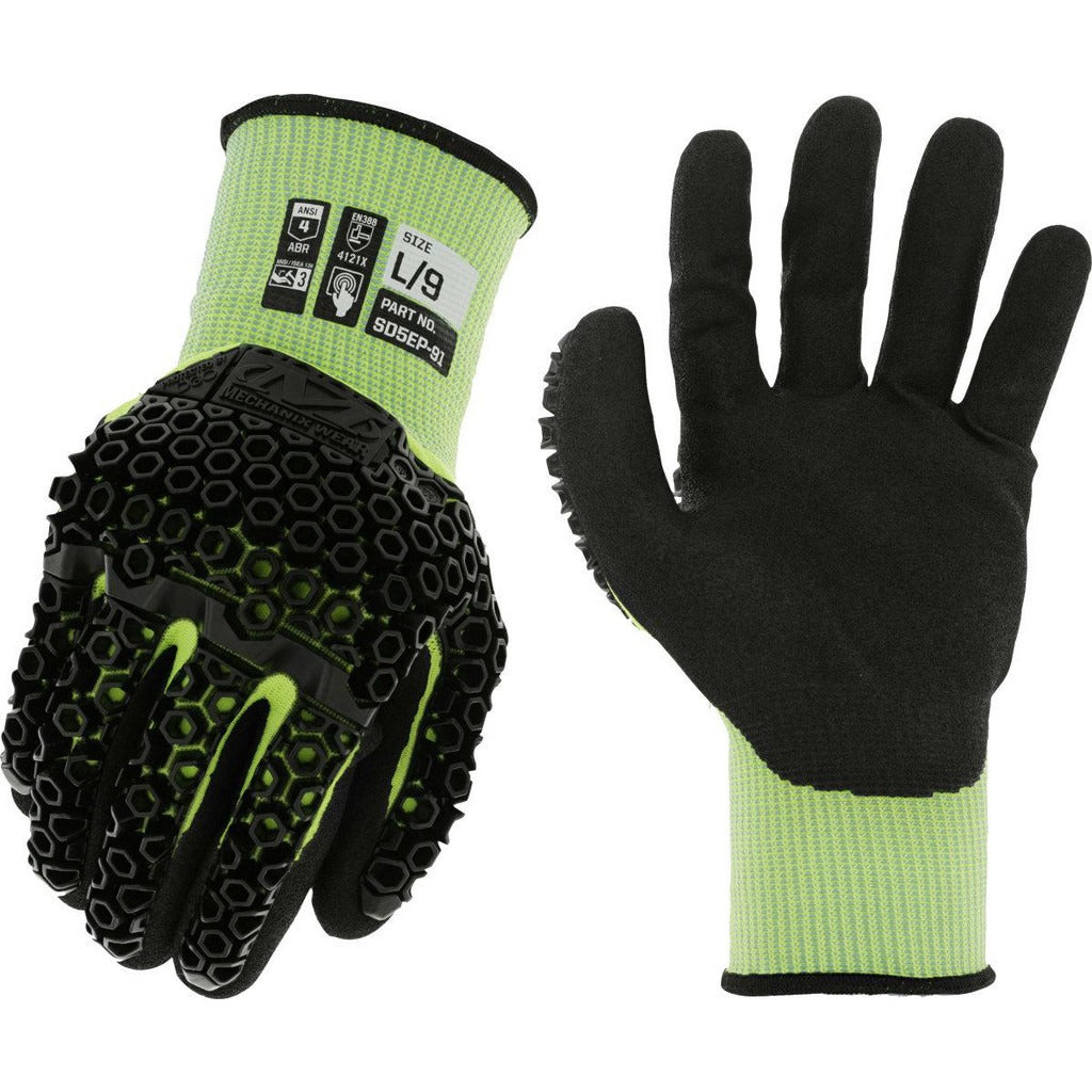 MECHANIX WEAR Mechanix Wear SD5EP-91-009 Impact Work Gloves