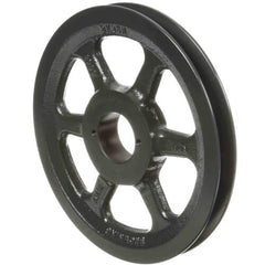 Browning BK85H V-Belt Pulleys - 4L or A, 5L or B Belt Section, 1 Groove, 7.7000 in (A) 8.2000 in (B) Pitch Dia., 8.2500 in O.D.