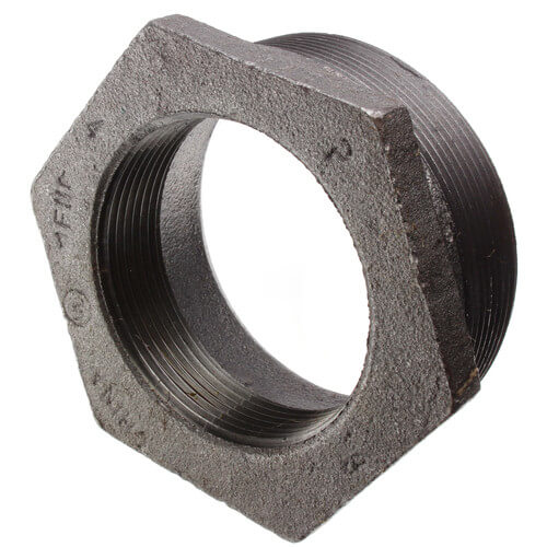 Everflow BMBU4006 4 X 3 Black Hex Bushing