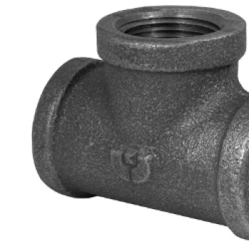 BMI Bmi 35404 Malleable Iron Tee Black 1/2 Inch