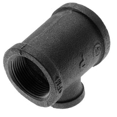 Everflow BMRT1220 1-1/2 X 1-1/4 X 3/4 Black Reducing Tee