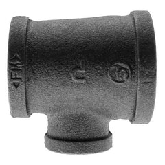 Everflow BMRT1220 1-1/2 X 1-1/4 X 3/4 Black Reducing Tee