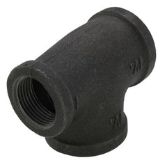 Everflow BMRT1415 | 1-1/4 x 1 x 1-1/4 Black Reducing Tee