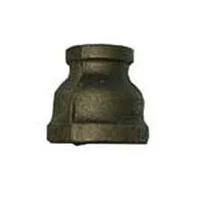 Mueller 291540 1 in. x 3/4 in. Black Pipe Belled Reducing Coupling