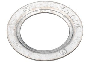 Bridgeport 1067 Washer, Reducing, Galvanized Steel, Size 1 1/2 Inch - 1/2 Inch