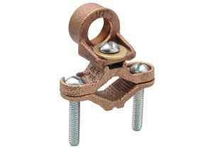 Bridgeport 1325-B Clamp, Ground, Threaded Hub, Brass, Rigid Conduit Size 1/2 Inch 1/2 - 1