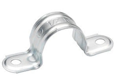 Bridgeport 1907 Heavy Wall 2-Hole Steel Pipe Strap 2-1/2 Inch