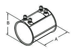 Bridgeport 247-DC Set Screw Conduit Coupling 3 Inch