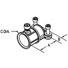 Bridgeport 280-DCX EMT to AC/MC/FMC/NM Transition Fitting