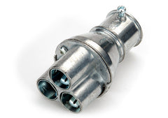 Bridgeport 4357-DC Mighty-Merge Transition Fittings, 1 EMT to 3 Port AC/MC Coupling