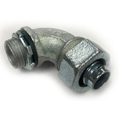 Bridgeport 470-SLT Connector, Liquid Tight, 90 Degree, Size 1/2 Inch