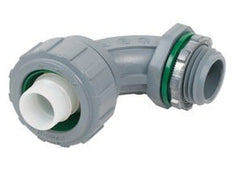 Bridgeport 472-NMLT Connector, Liquid Tight, 90 Degree Non-Metallic, Size 1 Inch