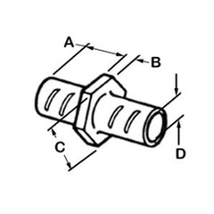 Bridgeport 532-DC Coupling, Screw-In, Zinc Die Cast, Size 1 Inch