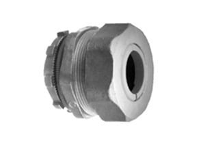 Bridgeport 770-42 Connector, Cord Grip, Straight, Zinc Die Cast, Size K.O. 1/2 Inch, Cord Range .250 Inch - .375 Inch