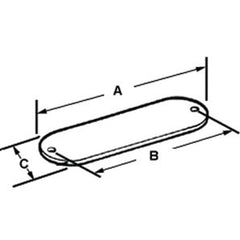 Bridgeport SG-62 Gasket, Conduit Body, Cellulose, Size 3/4 inch