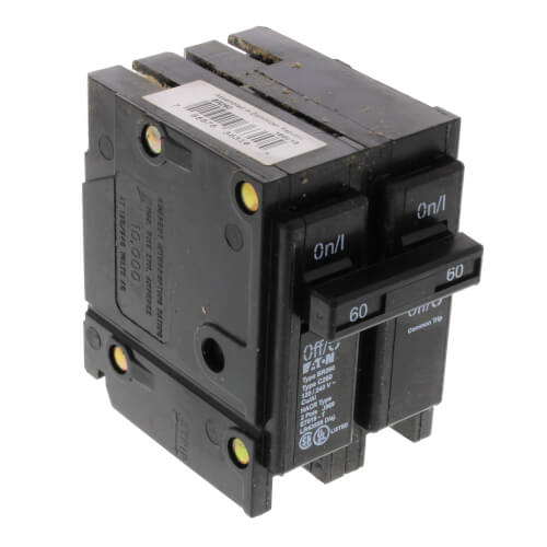 DiversiTech BR260 2-Pole Eaton Interchangeable Circuit Breaker 60A 120/240V 625-GD60H