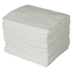 Brady SPC300 Absorbent Pad for Oil Only 30 Gal Absorbency 15 x 19 100 Per Bale