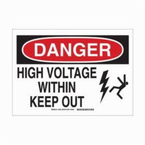 BRADY Brady 19937 Electrical Hazard Sign 14 in x 10 in