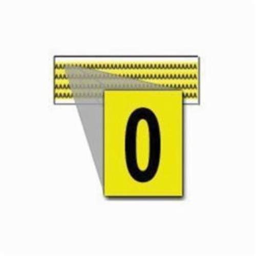 BRADY Brady 3450-0 Number Label 3 in (Card of 6)