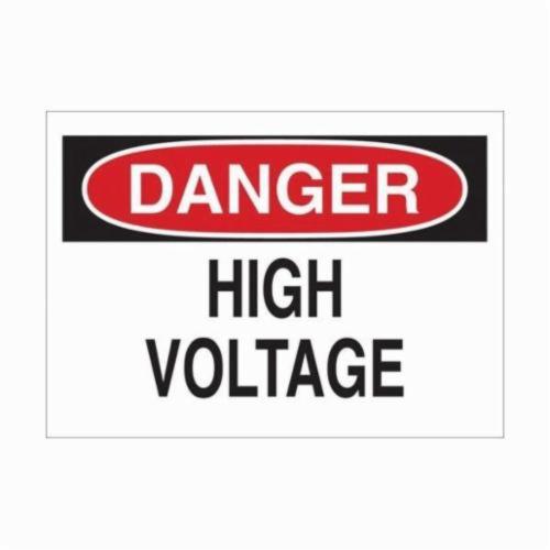 BRADY Brady 84876 Danger High Voltage Sign 7 in x 10 in