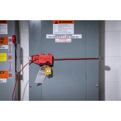 Brady 151633 Panel Lockout Steel Red