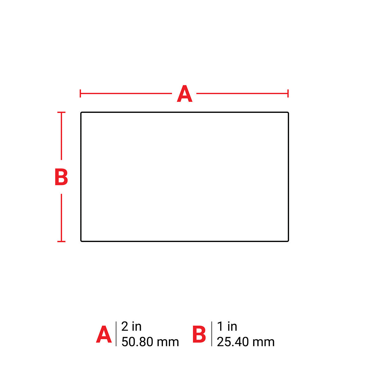 Brady B30EP-173-593-WT Label Polyester 1in x 2in 300/RL