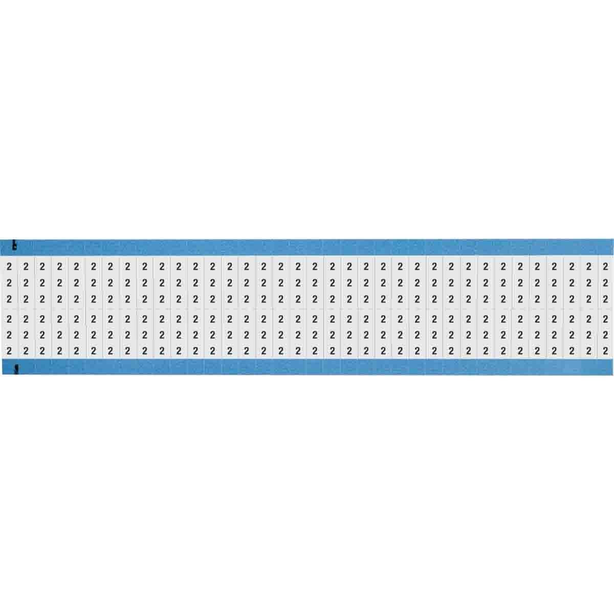 Brady WM-2-SC-PK Wire Marker Card 3/4 Inch 1/4 Inch 72 Markers