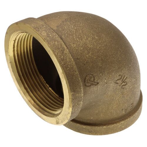 Everflow BRNL0212-NL 2-1/2 Elbow 90 Brass Lead Free