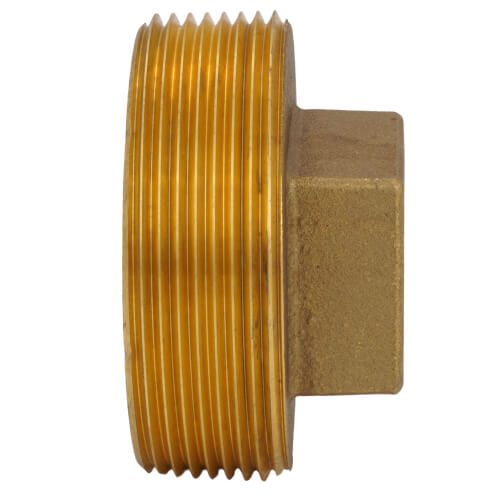 Everflow BRPL0300-NL 3 Brass Plug Cored Lead Free